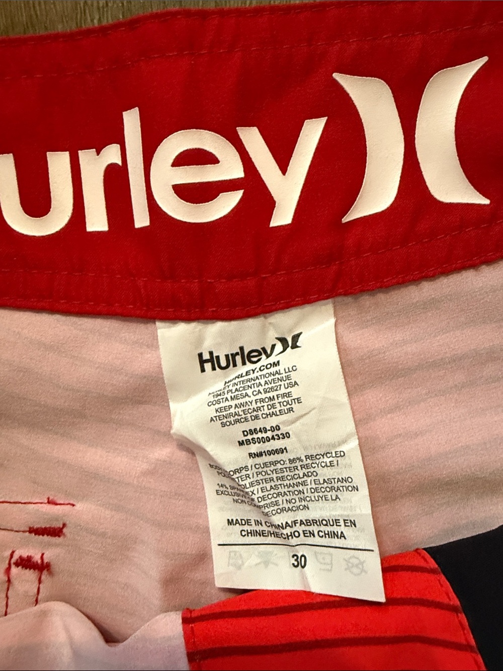 Hurley phantom team USA board  shorts NWT Size 30 - Picture 14 of 15
